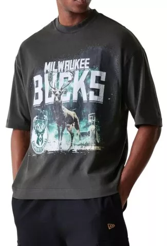 New Era NBA Washed Graphic Milwaukee Bucks