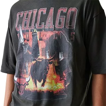 Unisex tričko New Era NBA Chicago Bulls Washed Graphic