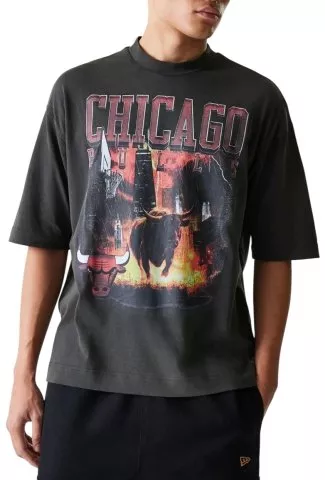 New Era NBA Washed Graphic Chicago Bulls T-Shirt