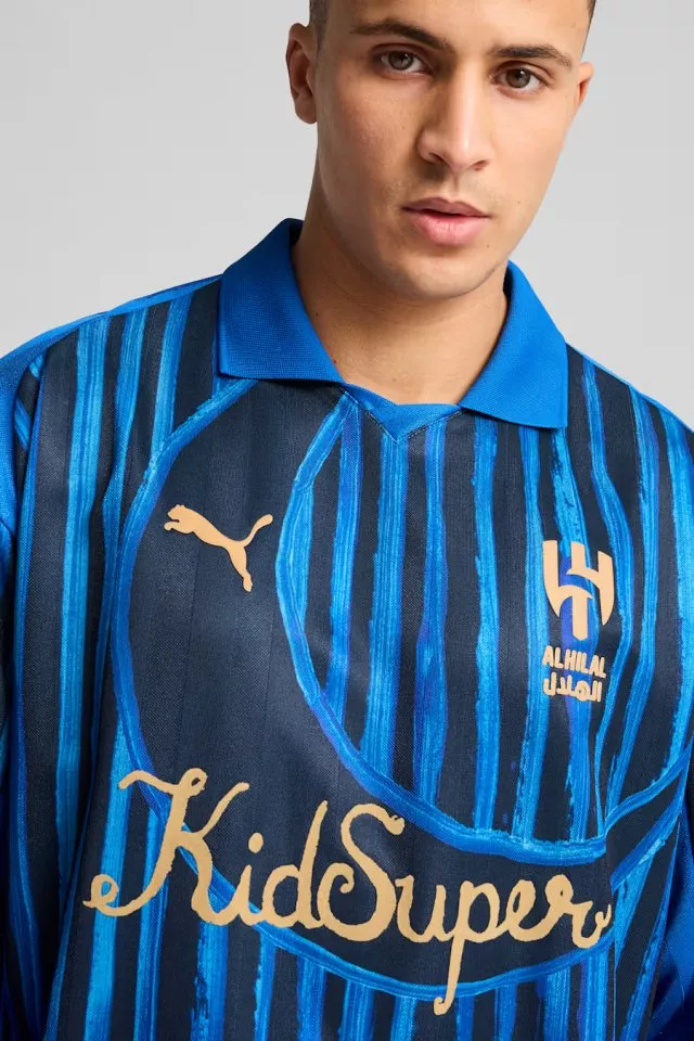 Тениска с дълъг ръкав Puma Al Hilal KIDSUPER Retro Sweatshirt