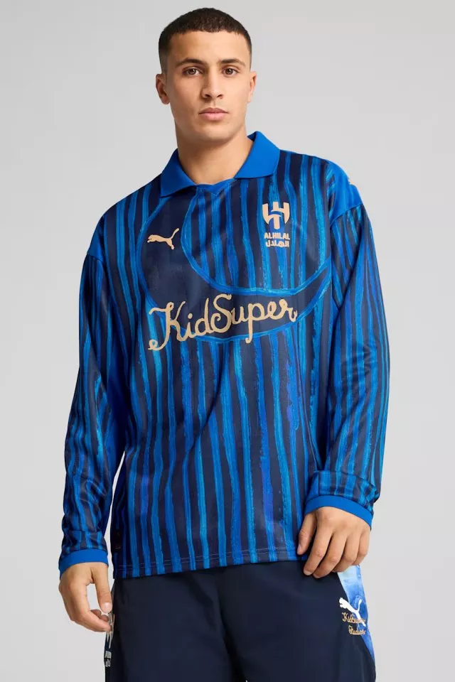 Тениска с дълъг ръкав Puma Al Hilal KIDSUPER Retro Sweatshirt
