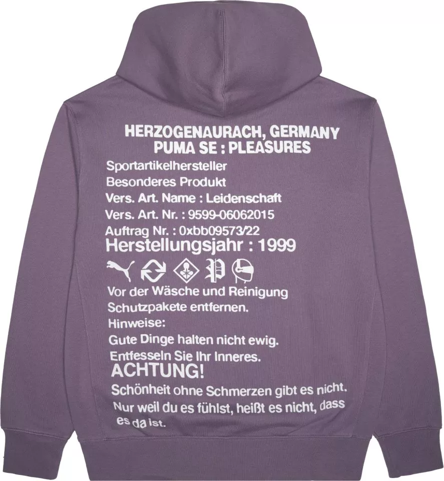 Puma X PLEASURES Graphic hoody Kapucnis melegítő felsők