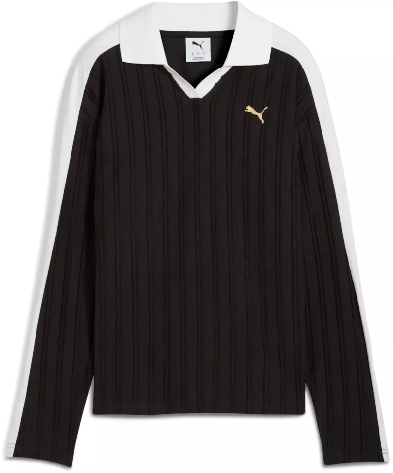 Puma T7 Relaxed Long Sleeve Polo Women Hosszú ujjú póló
