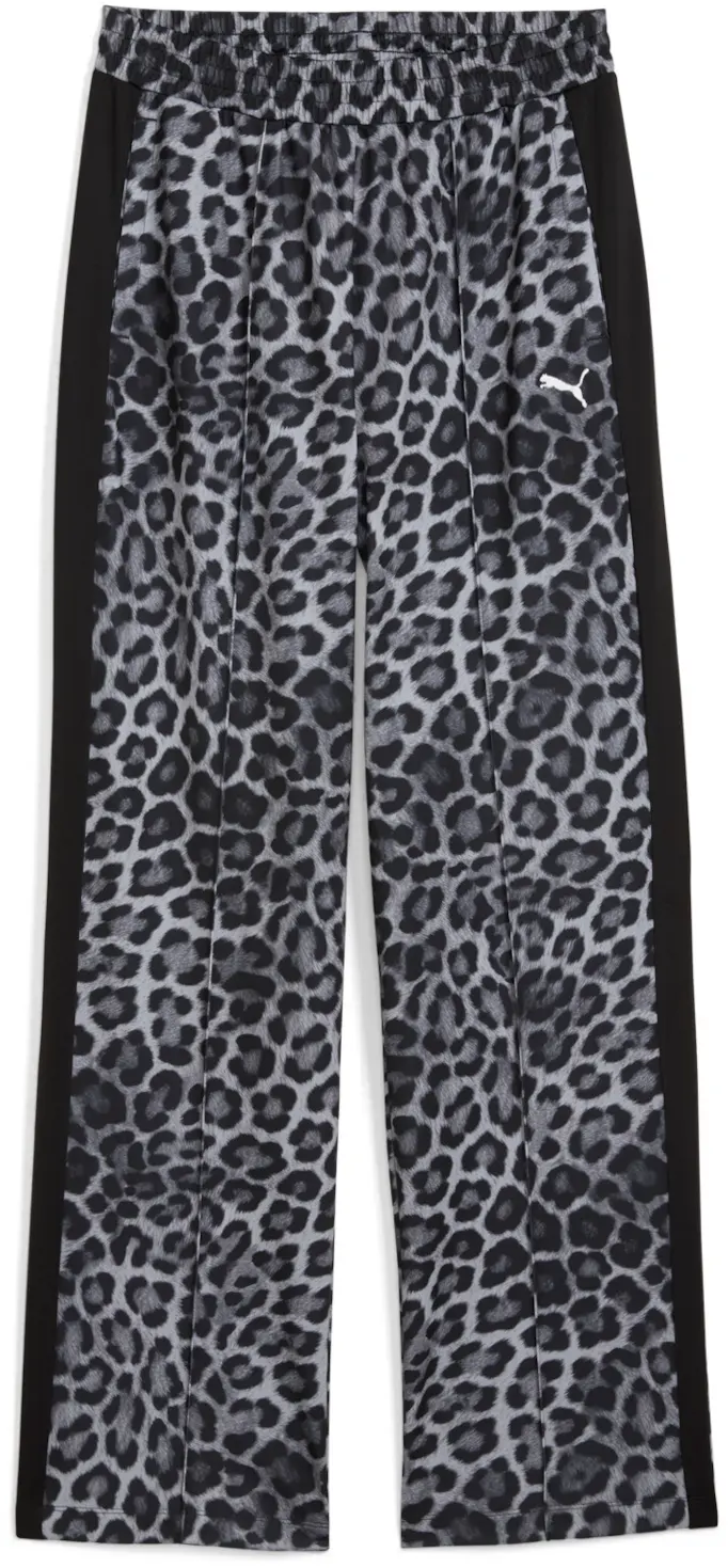 Puma T7 LEO LUXE All-Over Print Straight Pants Women Nadrágok