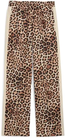 T7 LEO LUXE All-Over Print Straight Pants Women