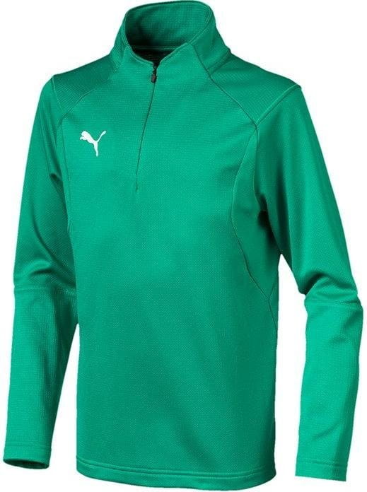 Tričko s dlhým rukávom Puma LIGA Training 1/4 Zip Top Jr