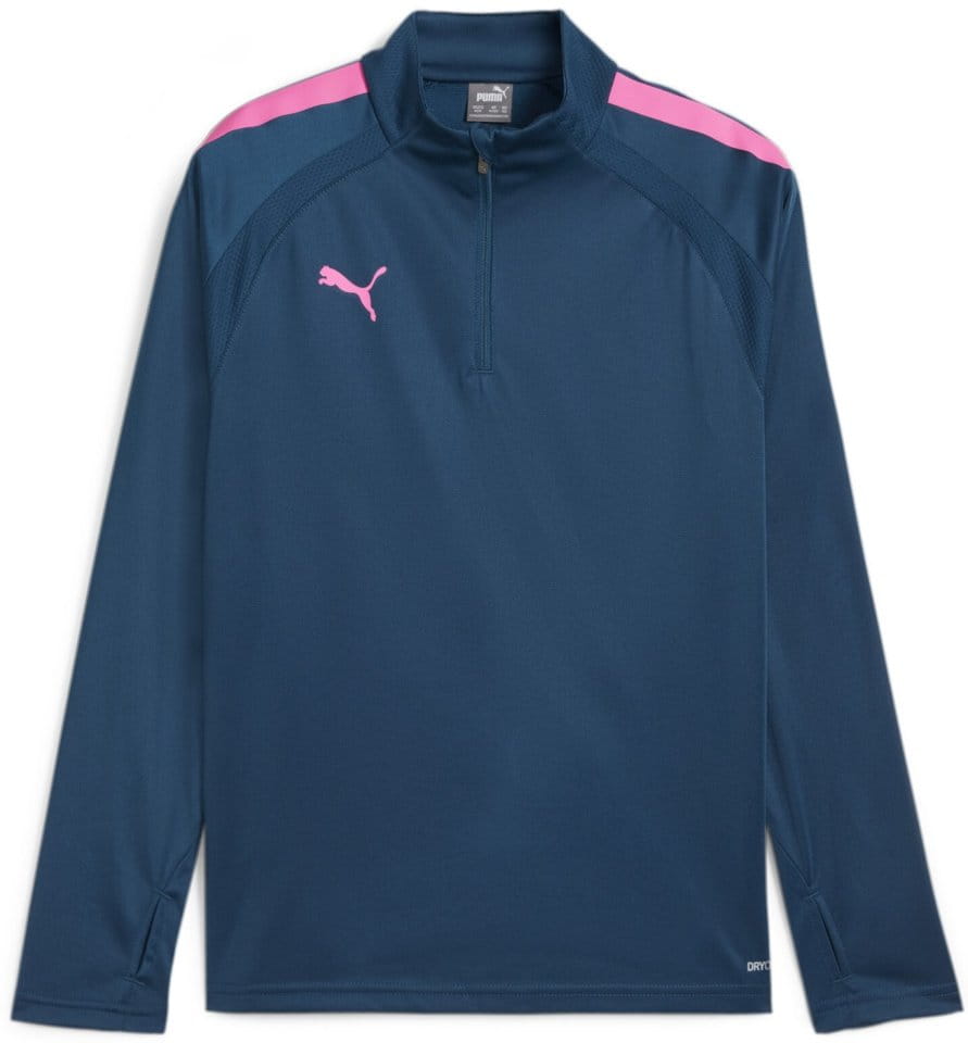 Puma teamLIGA 1/4 Zip Top Jr Hosszú ujjú póló