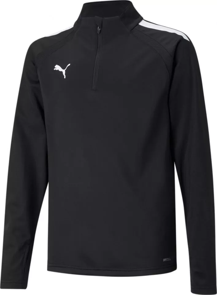 Puma teamLIGA 1/4 Zip Top Jr Hosszú ujjú póló