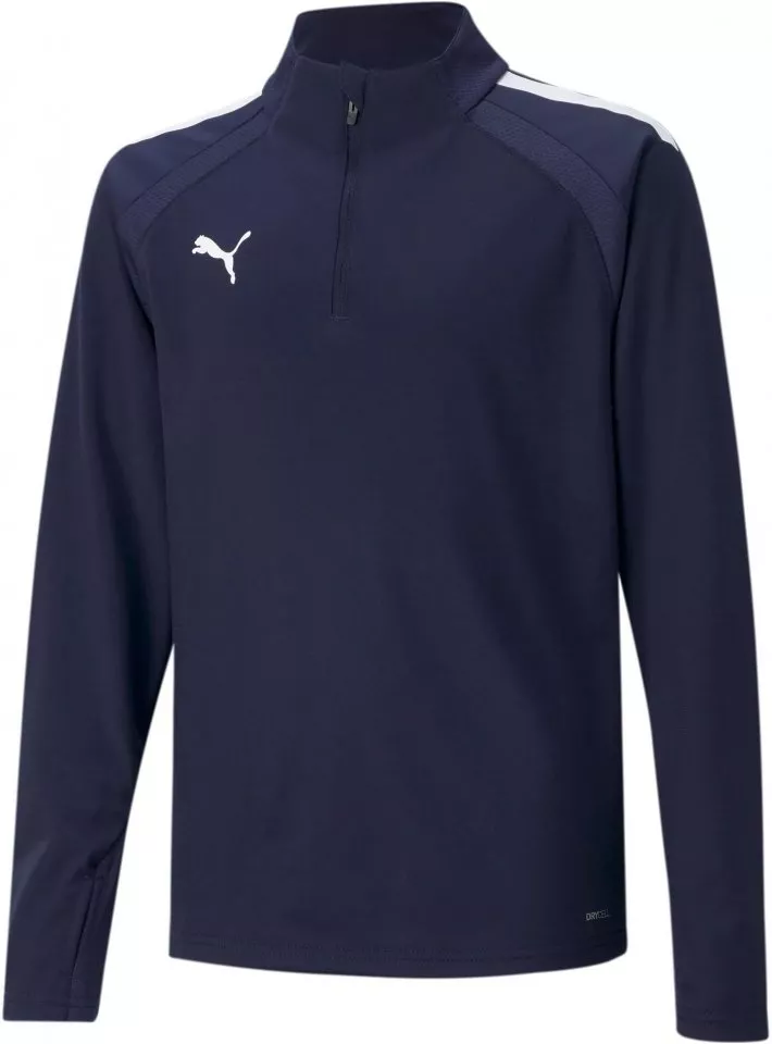 Puma teamLIGA 1/4 Zip Top Jr Hosszú ujjú póló