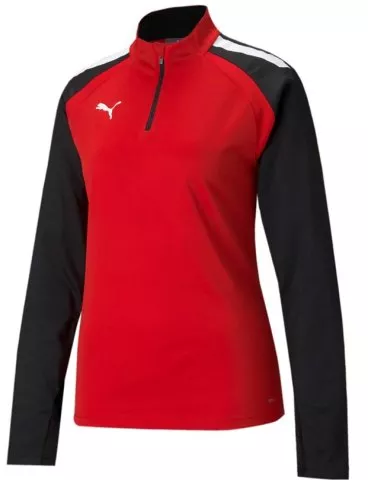 teamLIGA 1 4 Zip Top W Red- Bla