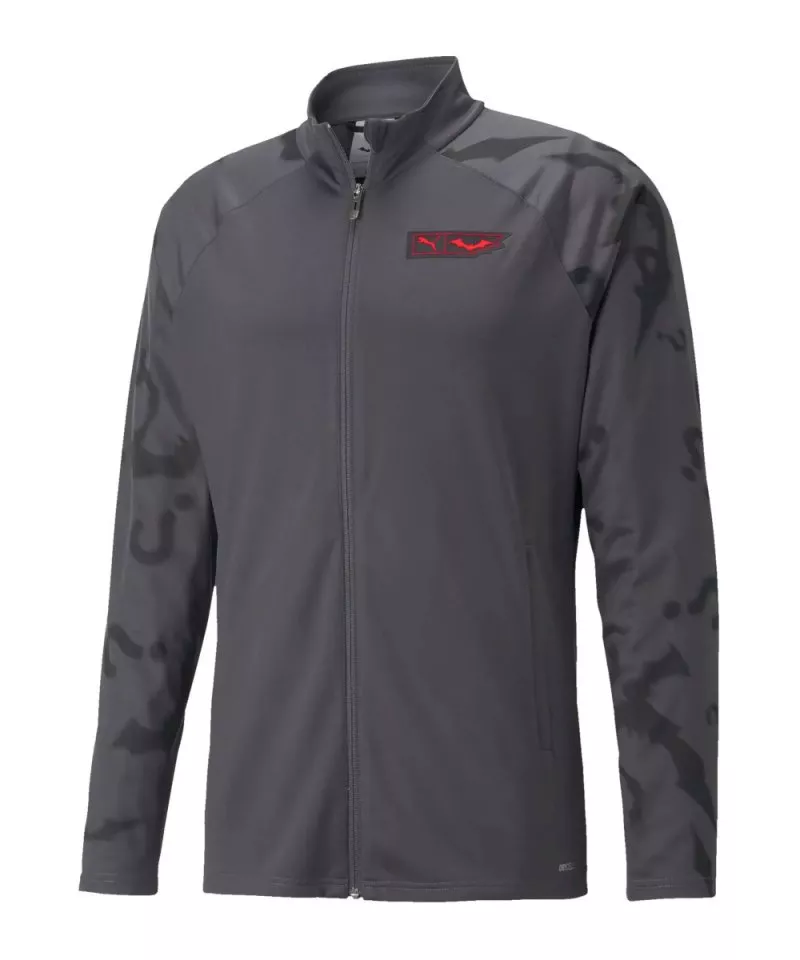 Puma x BATMAN Training Jacket Jr Asphalt Melegítő felsők