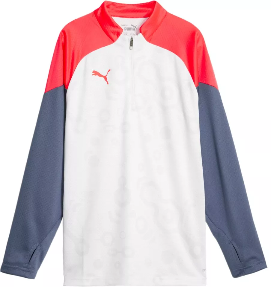 T-Shirt de manga comprida Puma individualCUP 1/4 Zip Top Jr