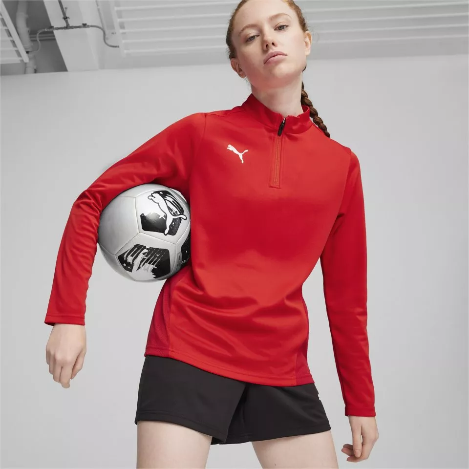 T-Shirt de manga comprida Puma teamGOAL Training 1/4 Zip Top Wmn