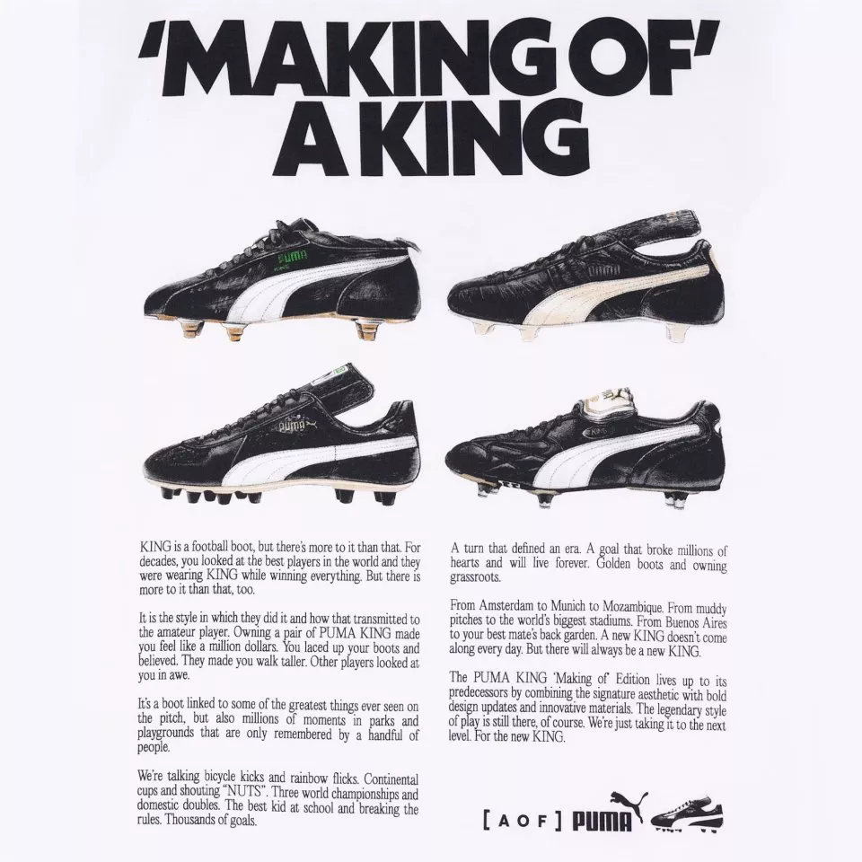 Puma Art Football 'Making of a King' Men's Tee Rövid ujjú póló