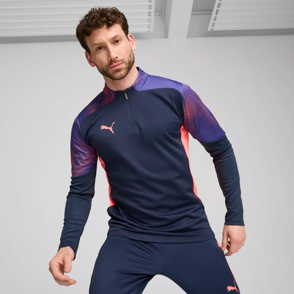 Puma individualFINAL Quarter-Zip Top Men Hosszú ujjú póló