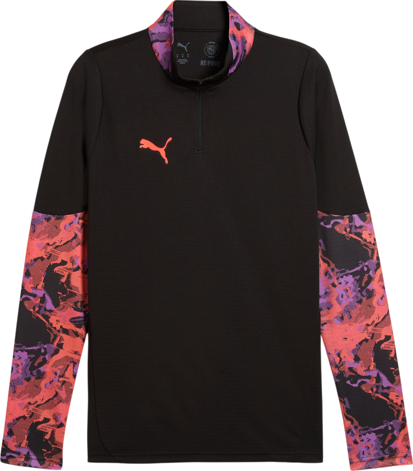 Magliette a maniche lunghe Puma individualCUP 1/4 Zip-Top