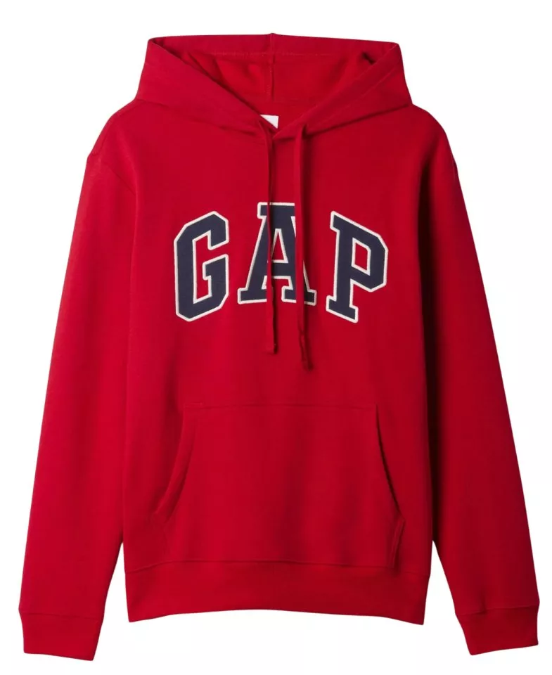 Sweatshirt med hætte GAP Heritage Logo Pullover
