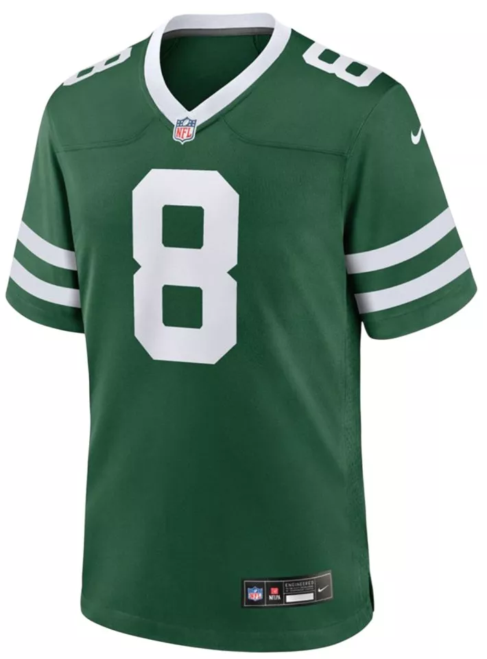 Camiseta de fútbol Nike NFL New York Jets Aaron Rodgers 8 Jersey