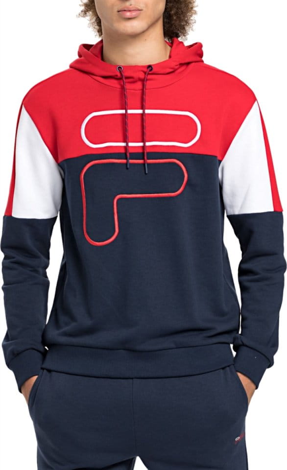 Hooded sweatshirt Fila MEN PARSON blocked hoody Top4Running.ie