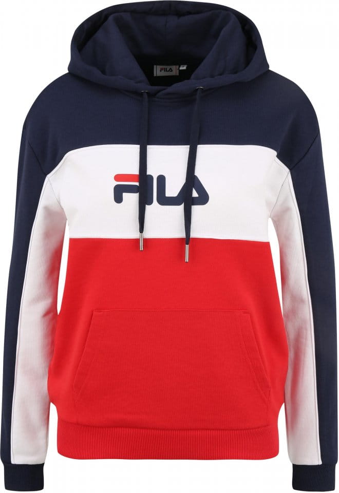 Fila Womens Midweight Fleece Pullover Logo Hoodie (US, Alpha