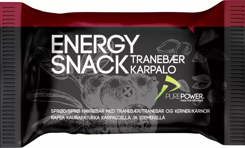 Bar Pure Power Energy Snack Cranberry 60 g