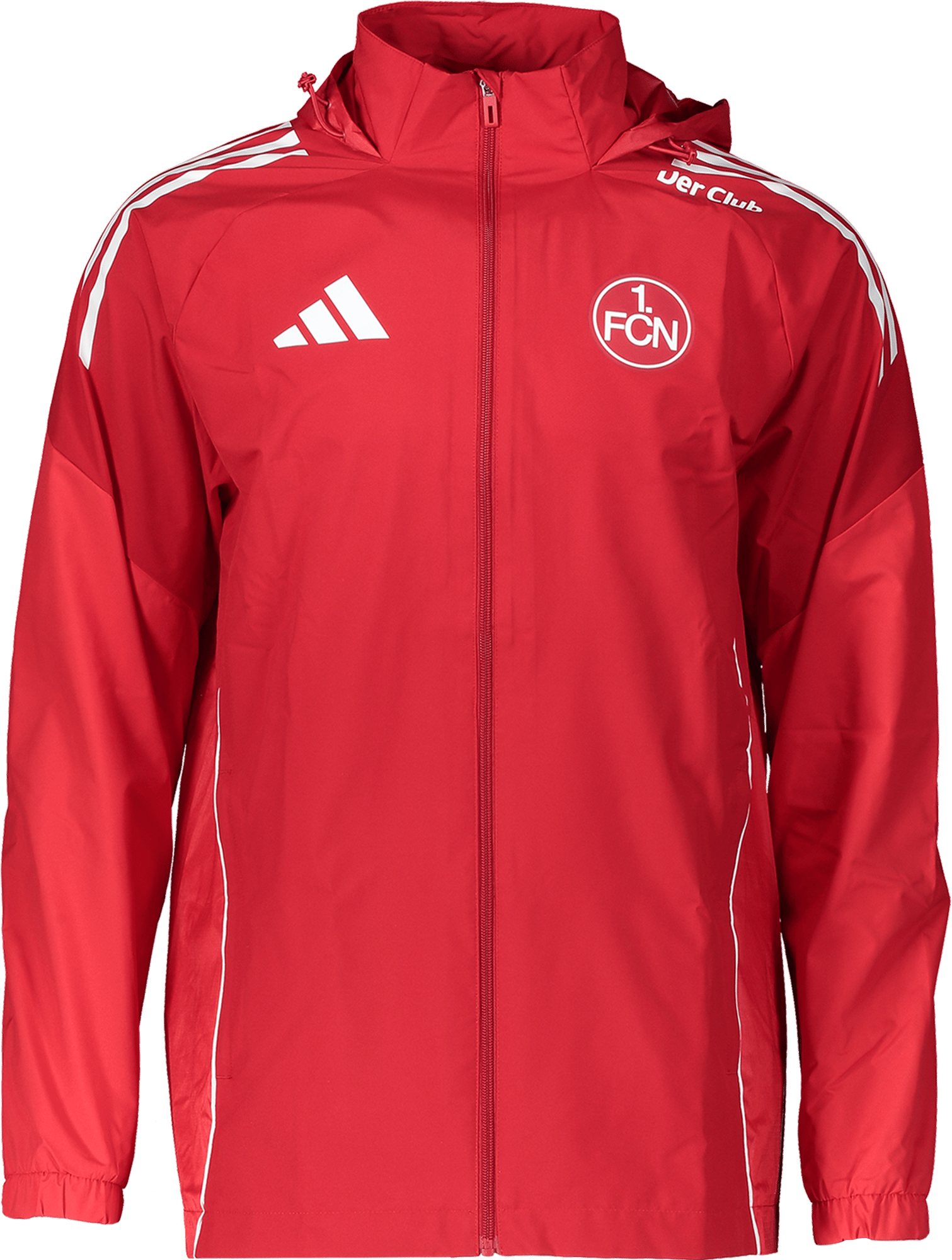 Veste à capuche adidas 1. FC Nürnberg Rain Jacket Kids