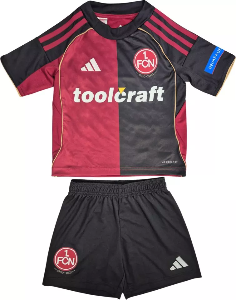 Trening adidas 1. FC Nürnberg Home Jersey Set 2025/26 Kids