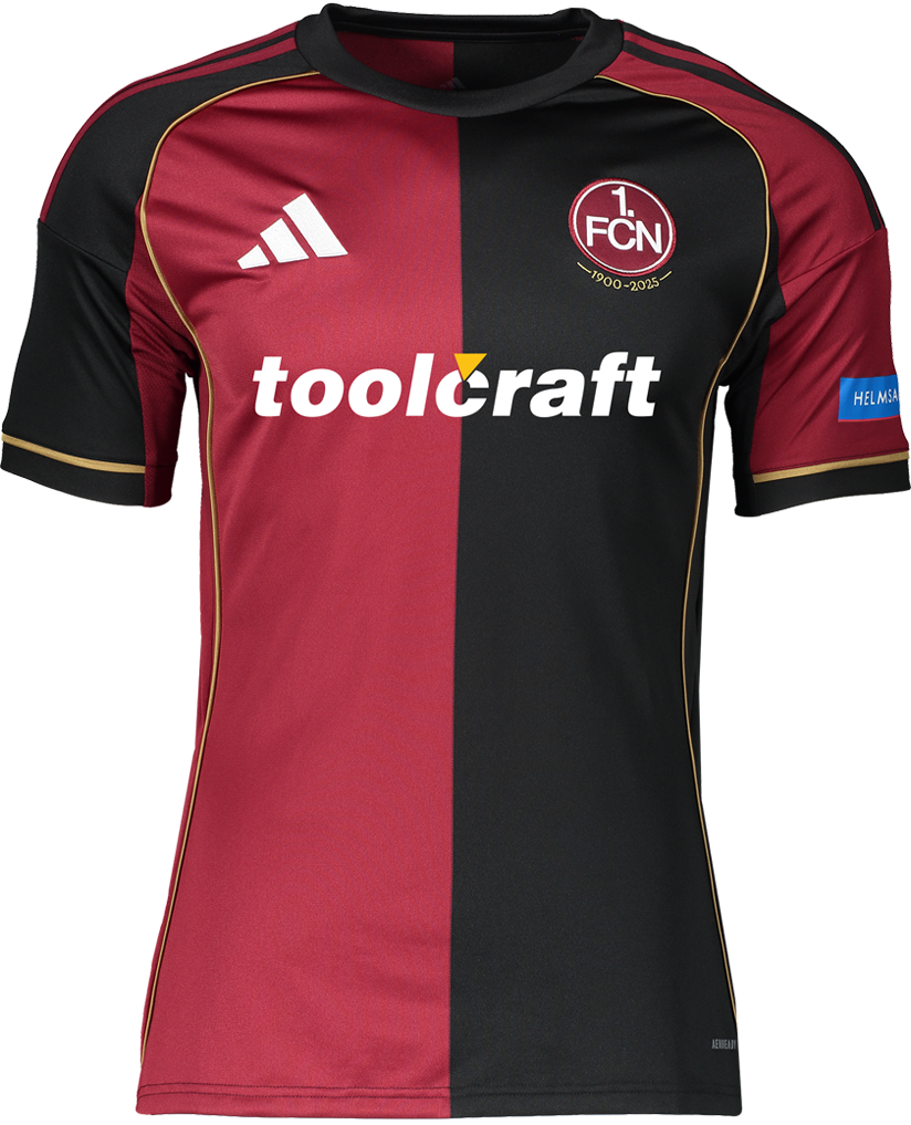 Camisa adidas 1. FC Nürnberg Home Jersey 2025/26