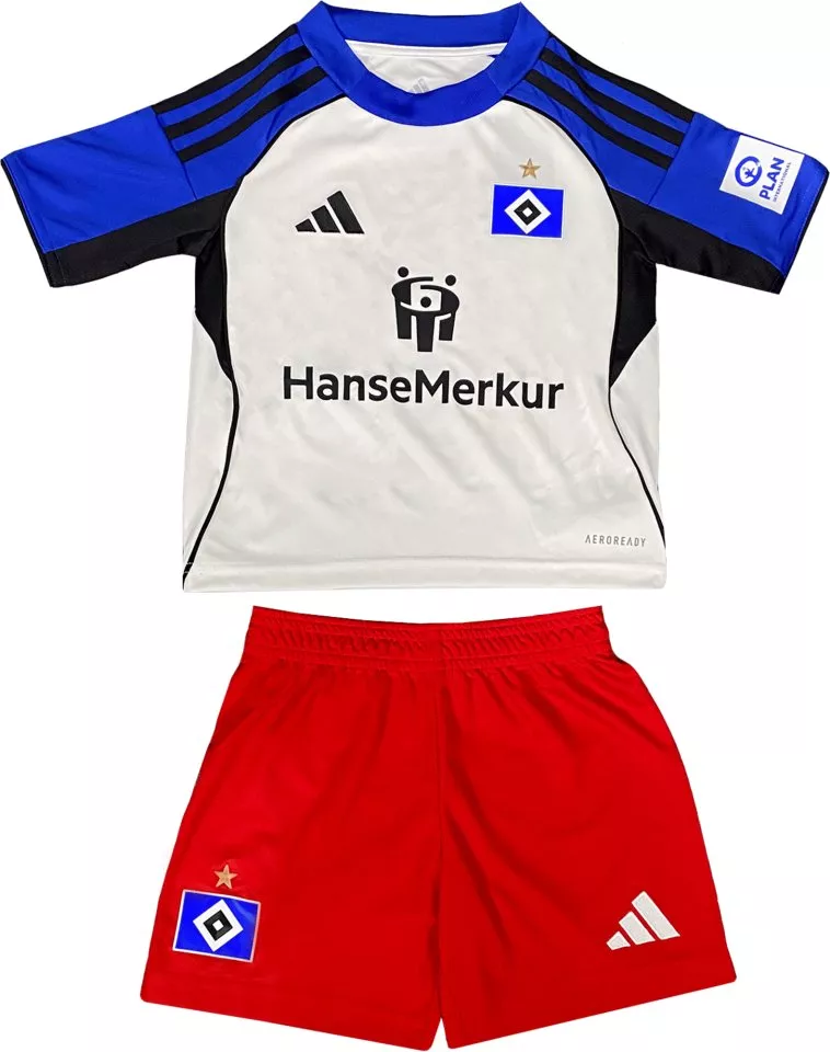 Kit adidas Hamburger SV Home Minikit Jersey Set 2025/26 Kids