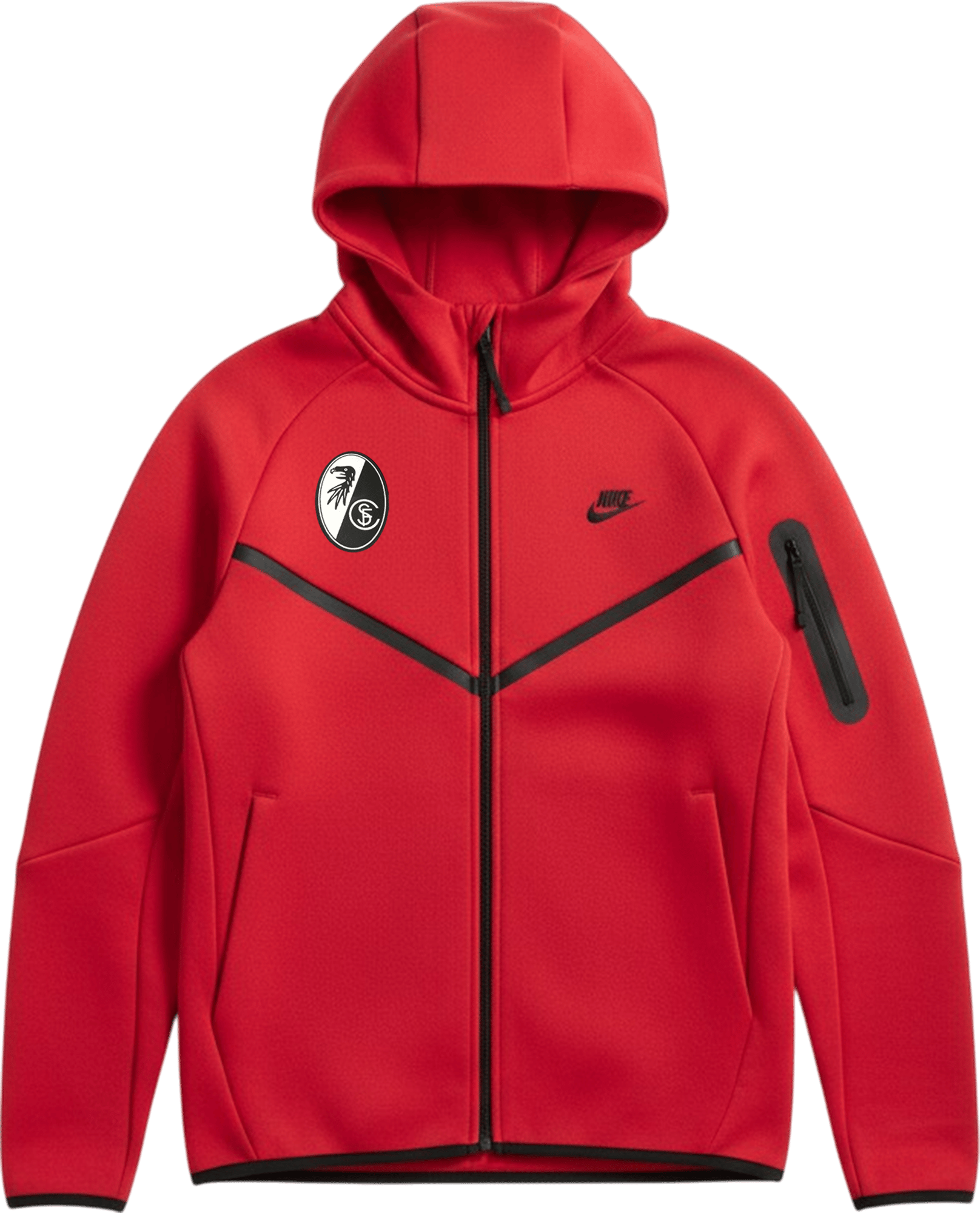 Mikica s kapuco Nike SC Freiburg Tech Fleece Full-Zip Windrunner Hoody