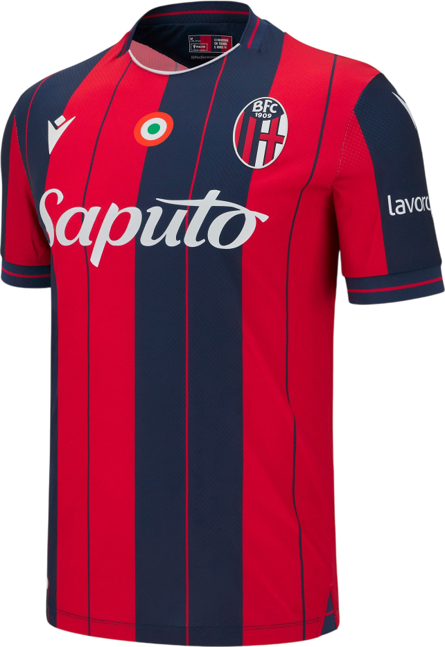 Camisa Macron FC Bologna Home Jersey 2025/26