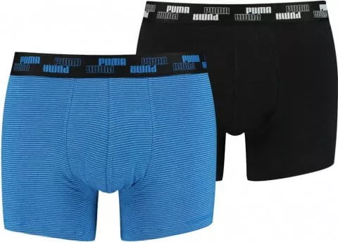 Mini Stripe Boxer 2er Pack Blau F002