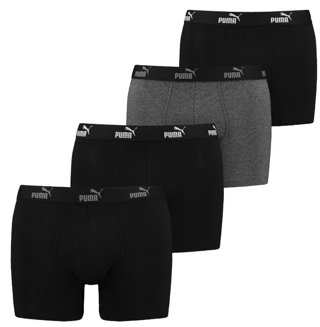 Puma Promo Solid Boxer 4 Pack Boxeralsók
