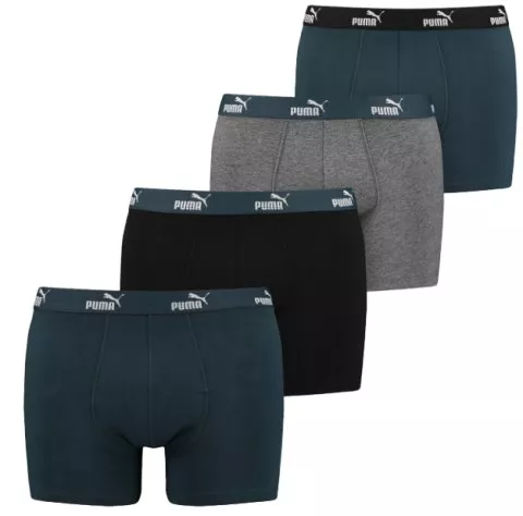 Promo Solid Boxer 4 Pack