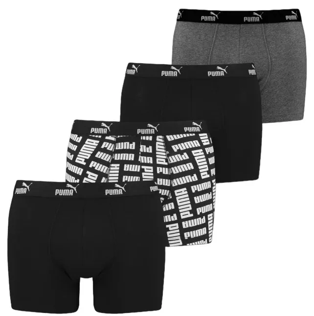 Calzoncillos bóxer Puma Promo Print Boxer 4 Pack