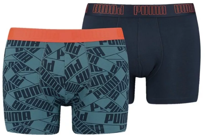Puma Print Boxer 2 Pack Boxeralsók