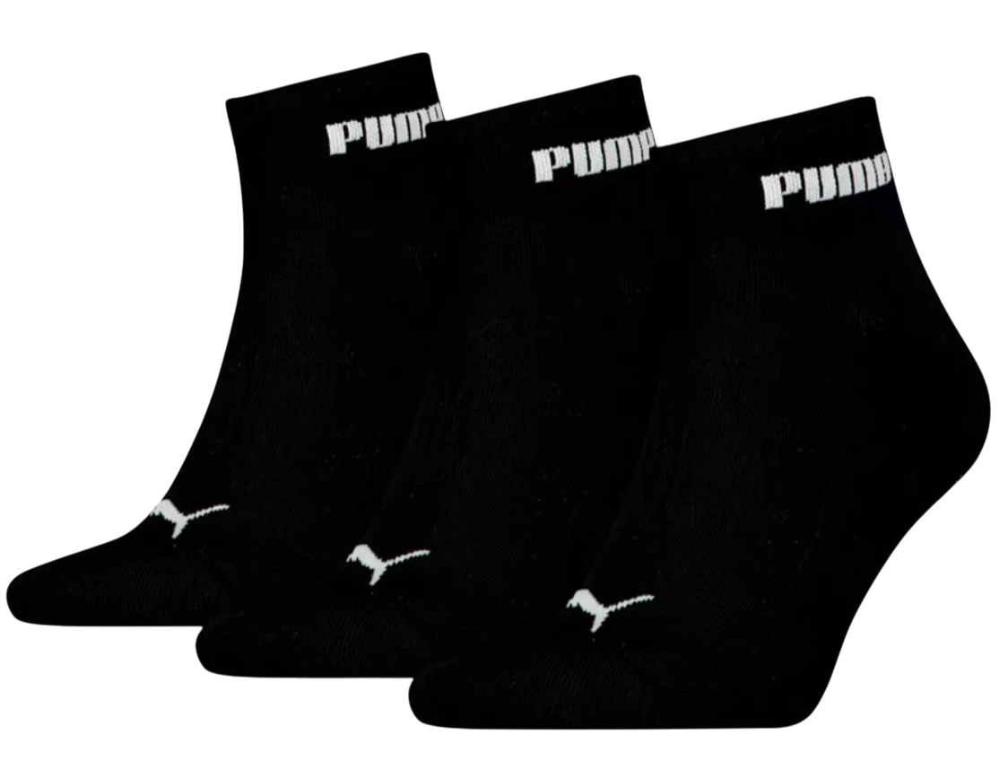 Nogavice Puma Quarter Plain 3P Socks