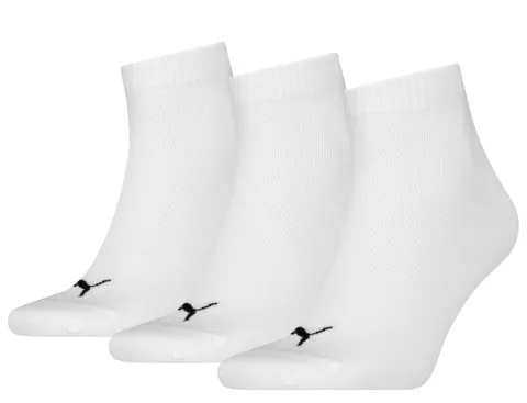 Quarter Plain 3P Socks