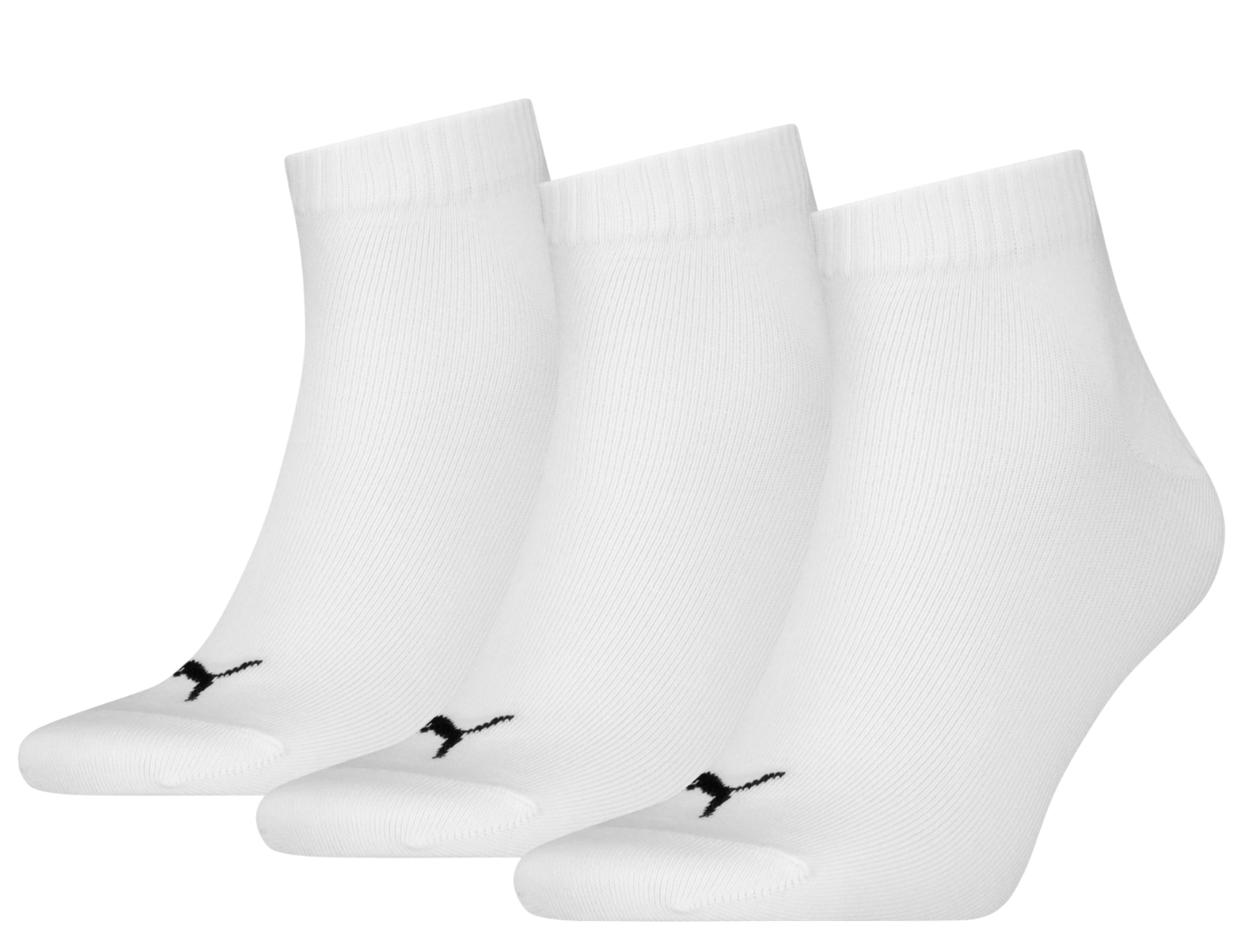 Meias Puma Quarter Plain 3P Socks