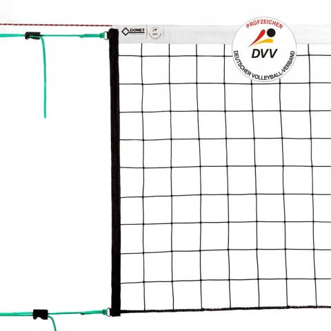 VOLLEYBALL TOURNAMENT NET DVV, KEVLAR ROPE, 5 MM