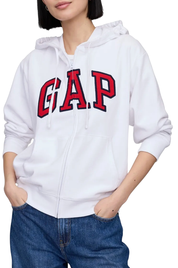 Sudadera con capucha GAP Heritage Logo Americana Fullzip