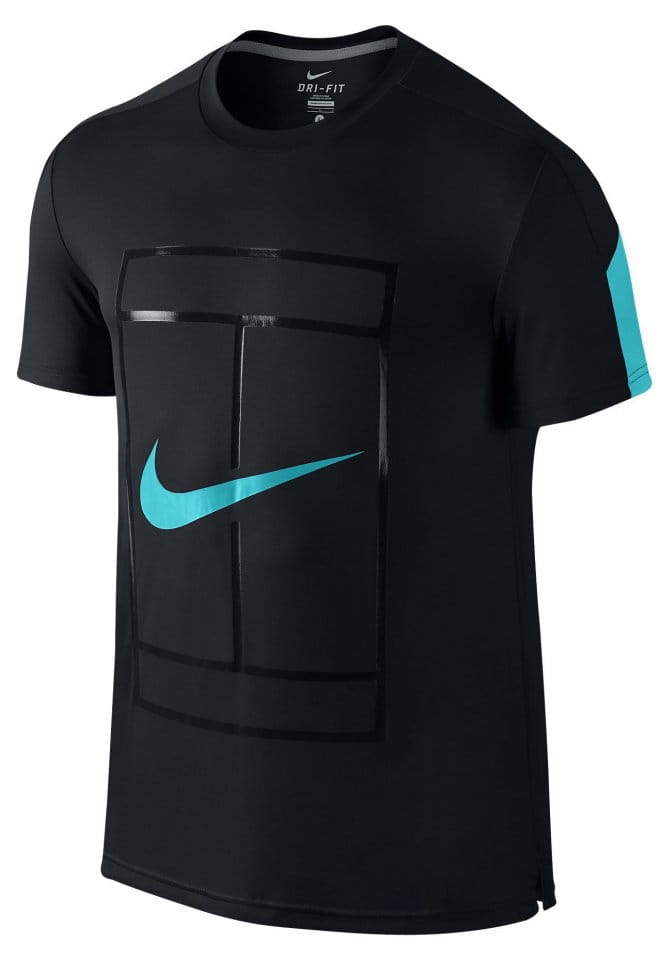 Pánské tenisové tričko Nike Court Graphic Crew