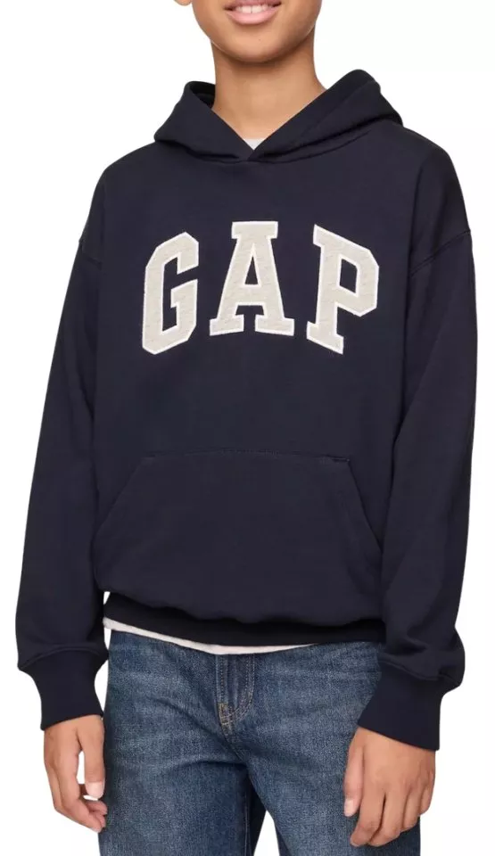 Mikina s kapucňou GAP Heritage Logo Pullover