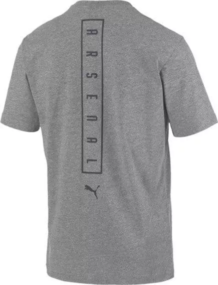 Camiseta Puma Arsenal FC Fan SLOGAN Tee Medium Gray He
