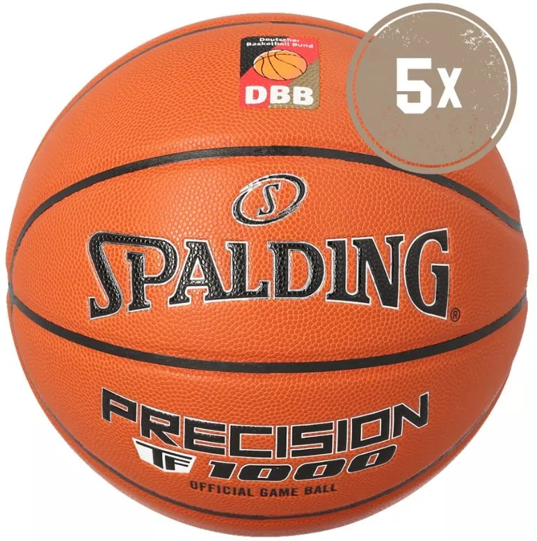 Bola Spalding Basketball DBB Precision TF-1000 - 5pack