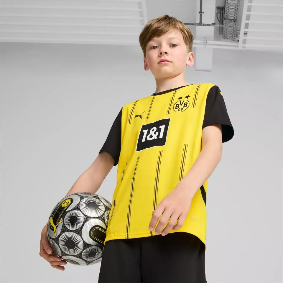 Camisa Puma BVB Home Jersey Replica Jr 2024/25