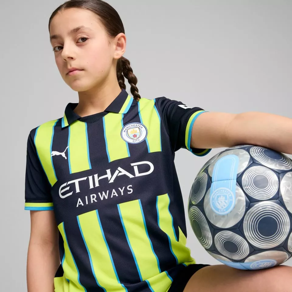 Dětský hostující dres s krátkým rukávem Puma Manchester City 2024/25