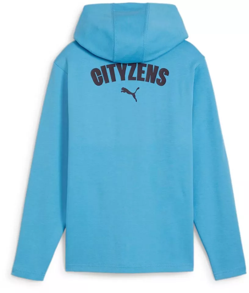 Hupullinen takki Puma MCFC Casuals Hooded Jkt Jr