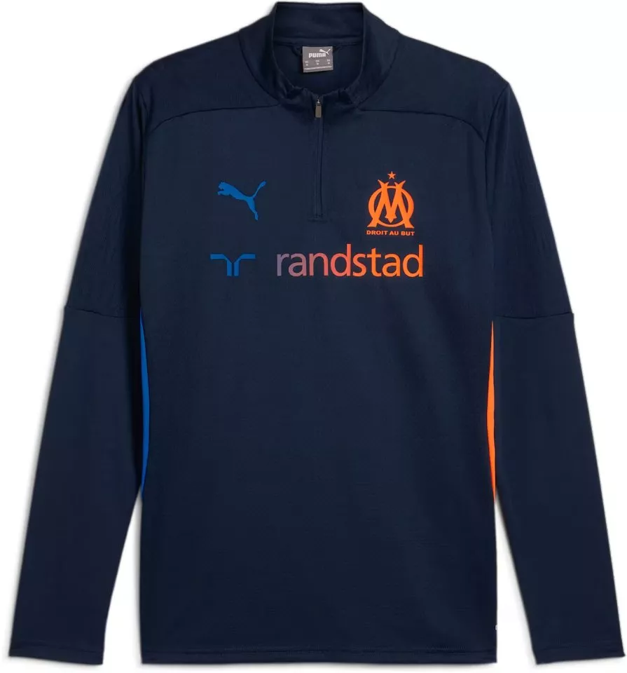 Puma OM Training 1/4 Zip Top Hosszú ujjú póló