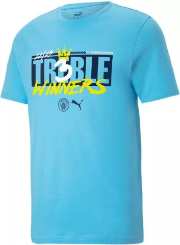 Manchester City 22/23 Treble Men's Tee